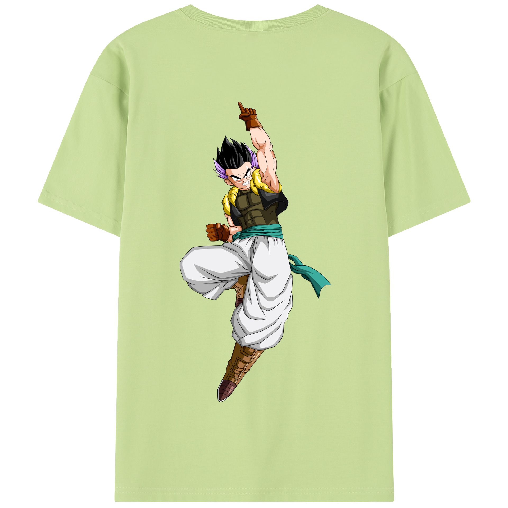 （画像用） ドラゴンボール 孫 悟飯（そんごはん）DRAGON BALL Son Gohan 綿100％半袖Tシャツ（背面プリント）
